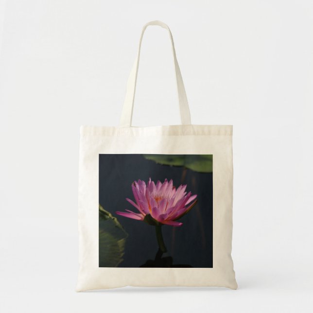 Bolsa De Tote Pink Lotus Waterlily (Frente)
