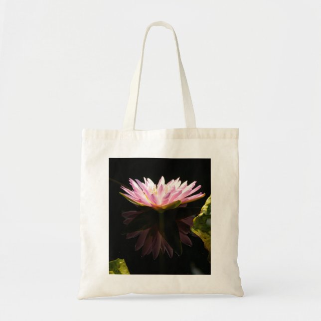 Bolsa De Tote Pink Lotus Waterlily (Frente)