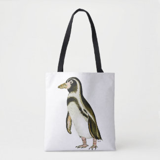 Bolsa de Tote pintada de pingüino