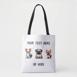 Bolsa De Tote Pixel Pup