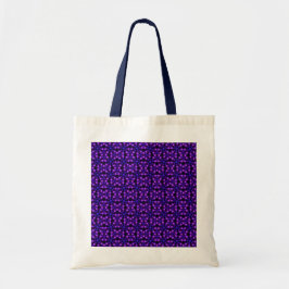 Bolsa De Tote Púrpura Patterada