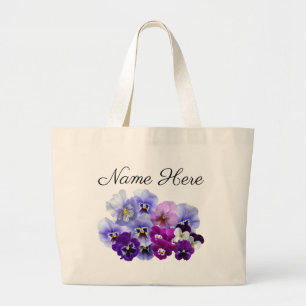 Bolsa de Tote Púrpura Personalizada