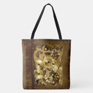 Bolsa De Tote Radical Steampunk 3 De Impresión Com