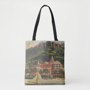 Bolsa de Tote Real Vintage de Hawái