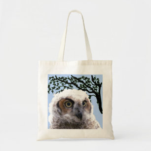 Bolsa de Tote - Retrato de búho bebé