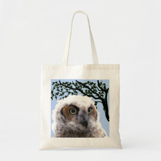 Bolsa de Tote - Retrato de búho bebé