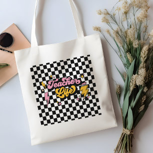 Bolsa de Tote retro de la vida del profesor