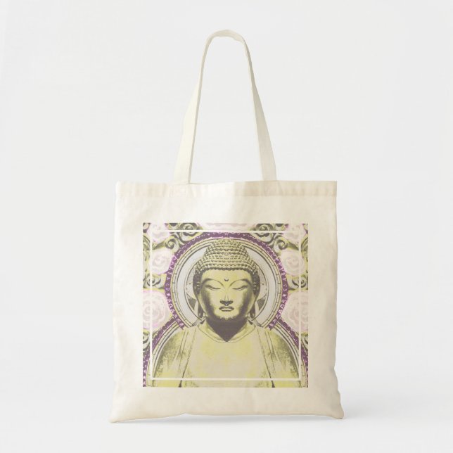 Bolsa De Tote Reutilizable De Buda Místico (Frente)
