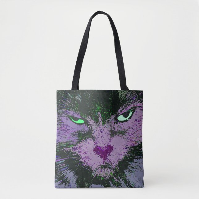 Bolsa De Tote Rosa De Pop Kitty (Anverso)