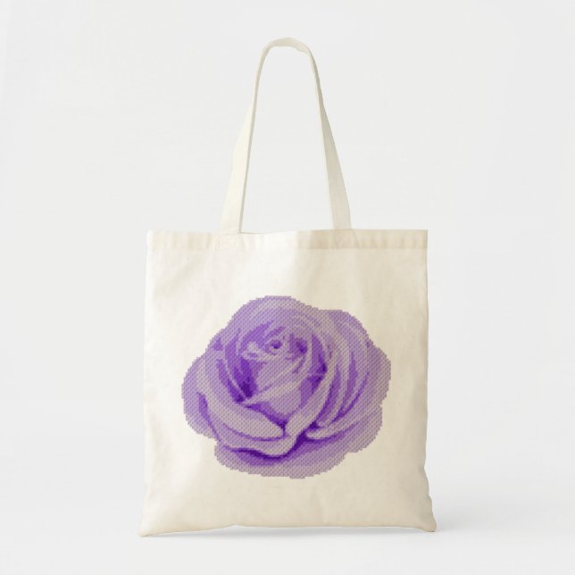 Bolsa de Tote Rosa morado (Frente)