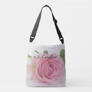 Bolsa De Tote Rosa Y Swirls