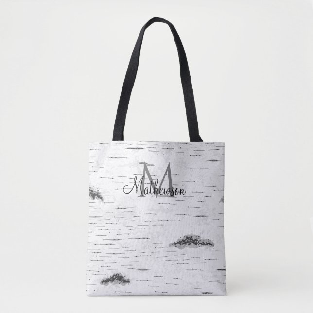 Bolsa De Tote Rústica De Árbol De Cuchillo De Mont (Anverso)