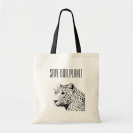 Bolsa de Tote - Salva nuestro planeta - Leopard