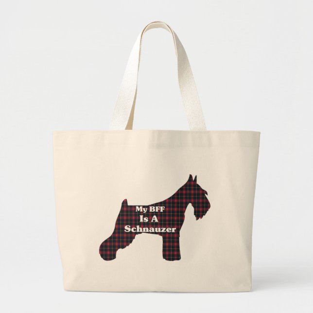 Bolsa de Tote Standard SCHNAUZER BFF (Frente)