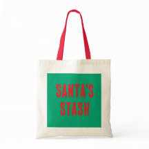 Bolsa de Tote Stash Festive de Santa