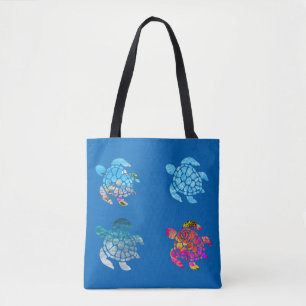 Bolsa De Tote Subacuática De Tortuga