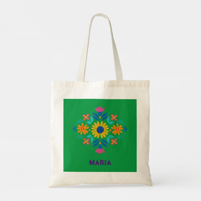 Bolsa De Tote Temática Fiesta Personalizada (Reverso)