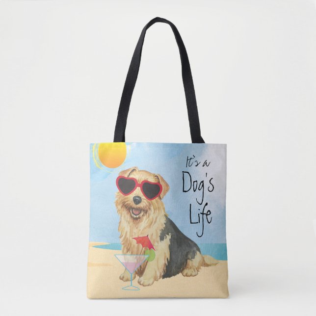Bolsa de Tote Terrier de Verano Norfolk (Anverso)