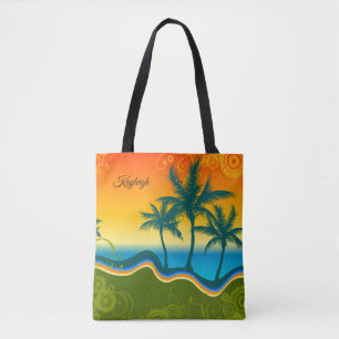 Bolsa de Tote Tropical Beach