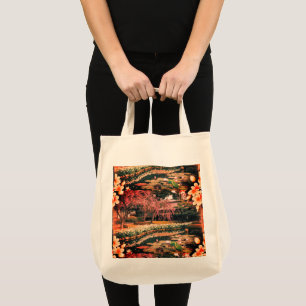 Bolsa de Tote Tropical Floral Grocery