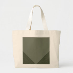Bolsa de Tote verde geométrica Moss