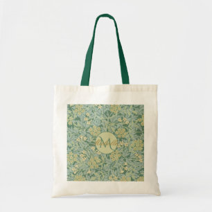 Bolsa de Tote verde Verde azulada y vegetal de épo
