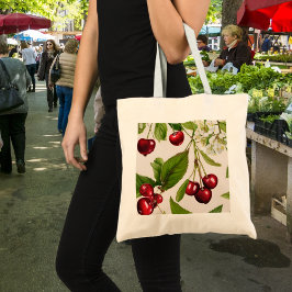 Bolsa de Tote Vintage Cherry Ilustracion
