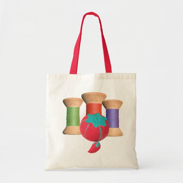 Bolsa De Tote Vintage De Madera (Frente)