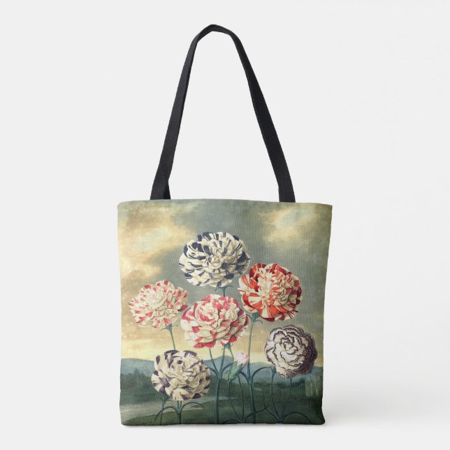 Bolsa De Tote Vintage Floral (Reverso)