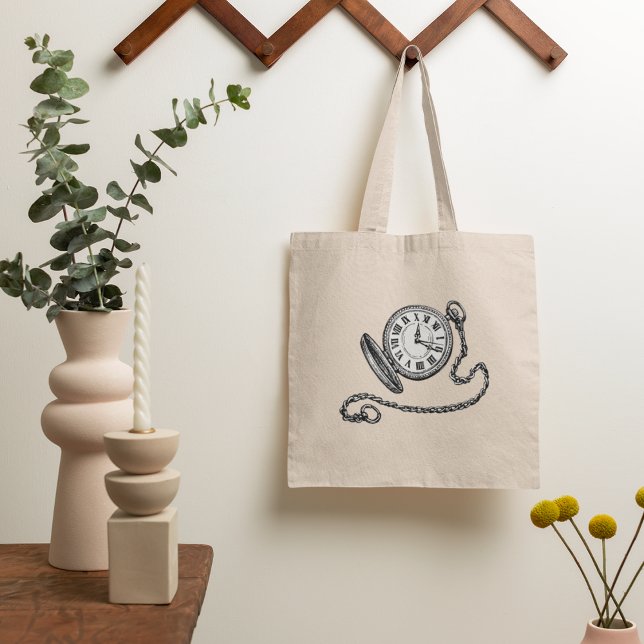 Bolsa De Tote Vintage Pocket Watch (Subido por el creador)