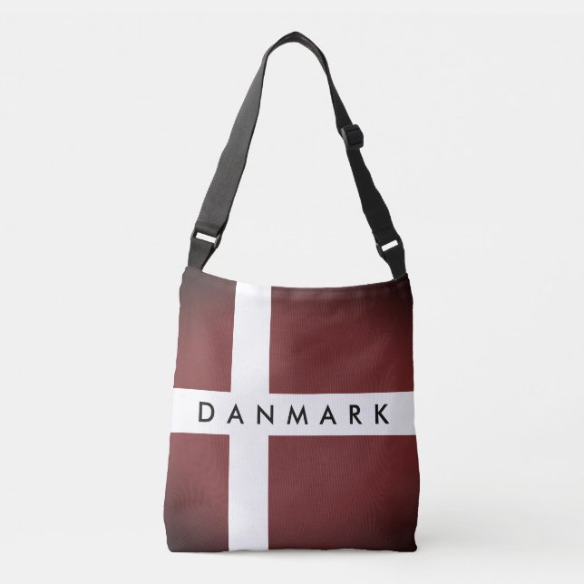 Bolsa de transbordo de la bandera roja de Dinamarc (Anverso)
