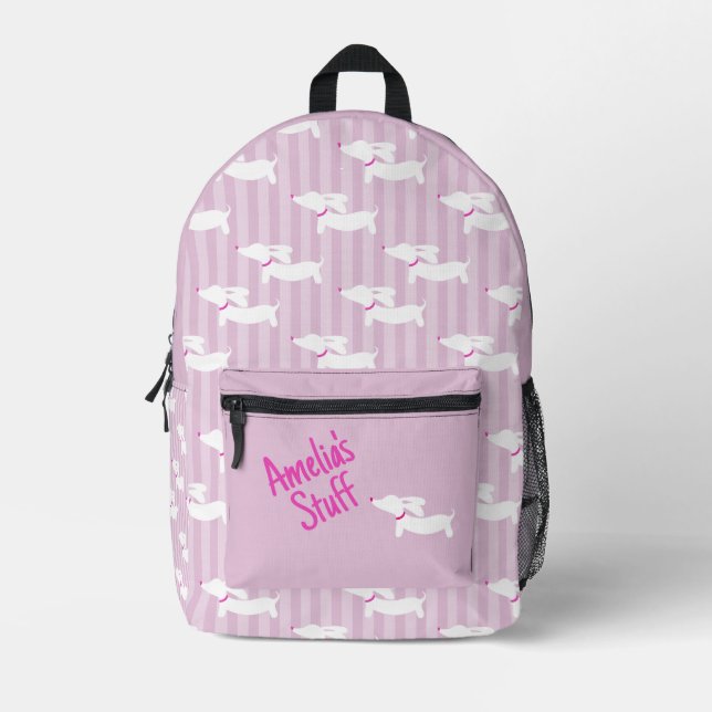 Bolsa de tratamiento y suministros de Dachshund a  (Anverso)