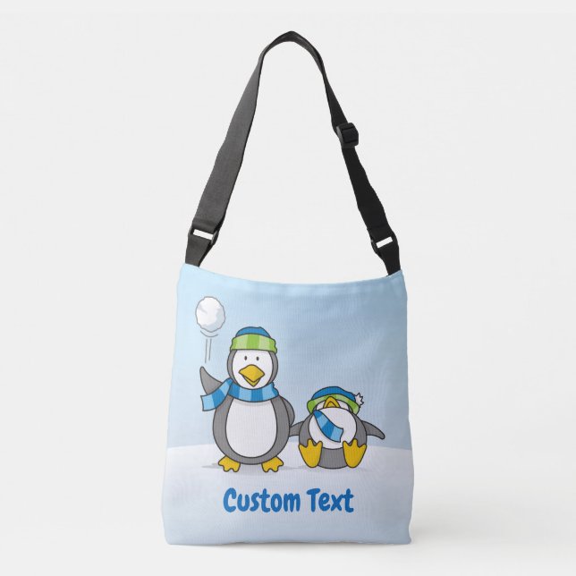 Bolsa de travesía de pingüinos de nieve (Anverso)