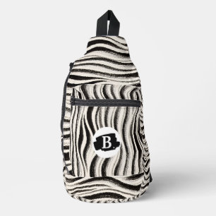 Bolsa de trazo de zebra de impresión personalizada