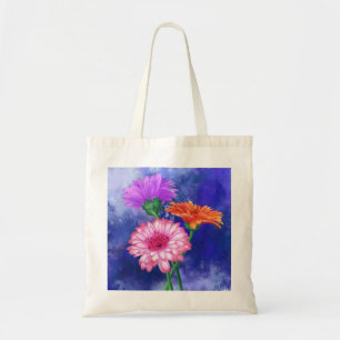 Bolsa de tres colores Gerberas Tote