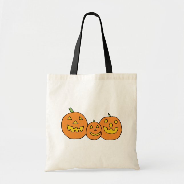Bolsa de trío Jack-o'-Lantern (Frente)