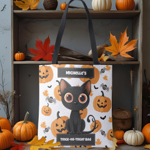 Bolsa de truco o tratamiento personalizada - Gato