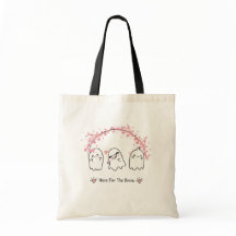 Bolsa de truco o trato de fantasma rosa lindo Hall