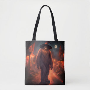 Bolsa de truco o trato de Sasquatch de Halloween