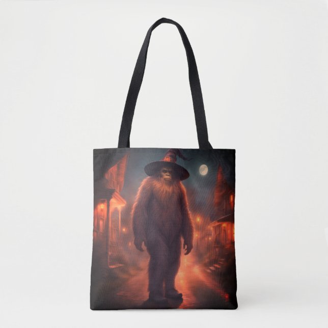 Bolsa de truco o trato de Sasquatch de Halloween (Anverso)