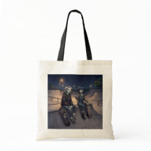 Bolsa de truco o trato Frankenstein skaters