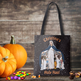 Bolsa de Truco o Trato Retro Noche Estrellada Día 