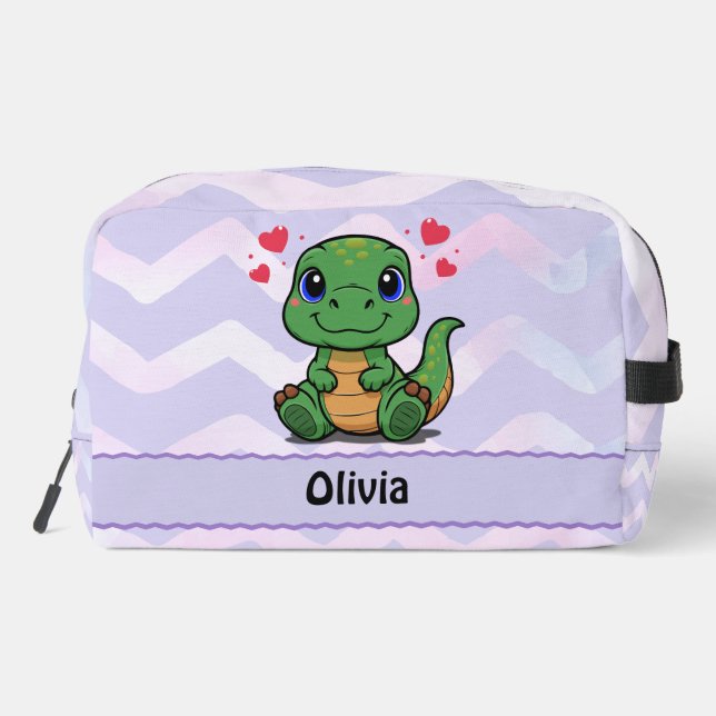 Bolsa de útiles escolares personalizada de T-Rex d (Reverso )