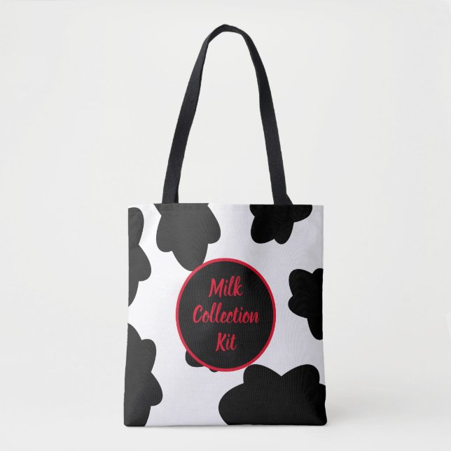 Bolsa de vaquero “Kit de recolección de leche” (Anverso)