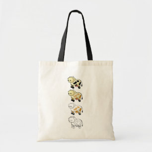 Bolsa de vaquillas de dibujos animados
