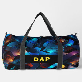 Bolsa de viaje con diseño abstracto integral