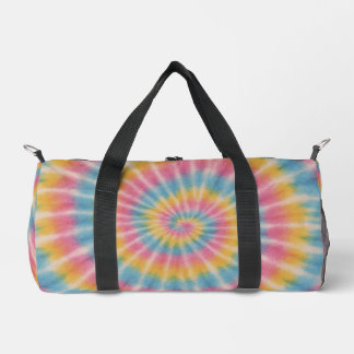 Bolsa de viaje con espiral de teñido retro