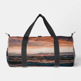Bolsa de viaje con imagen de olas de playa oceánic