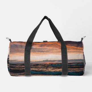 Bolsa de viaje con imagen de olas de playa oceánic