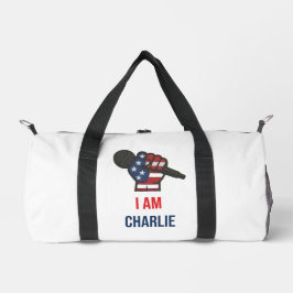 bolsa de viaje con la frase "Yo soy Charlie"